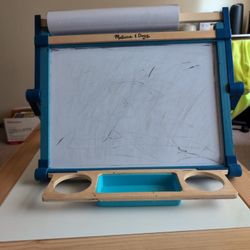 Children's Table With Chalk Marker Board 