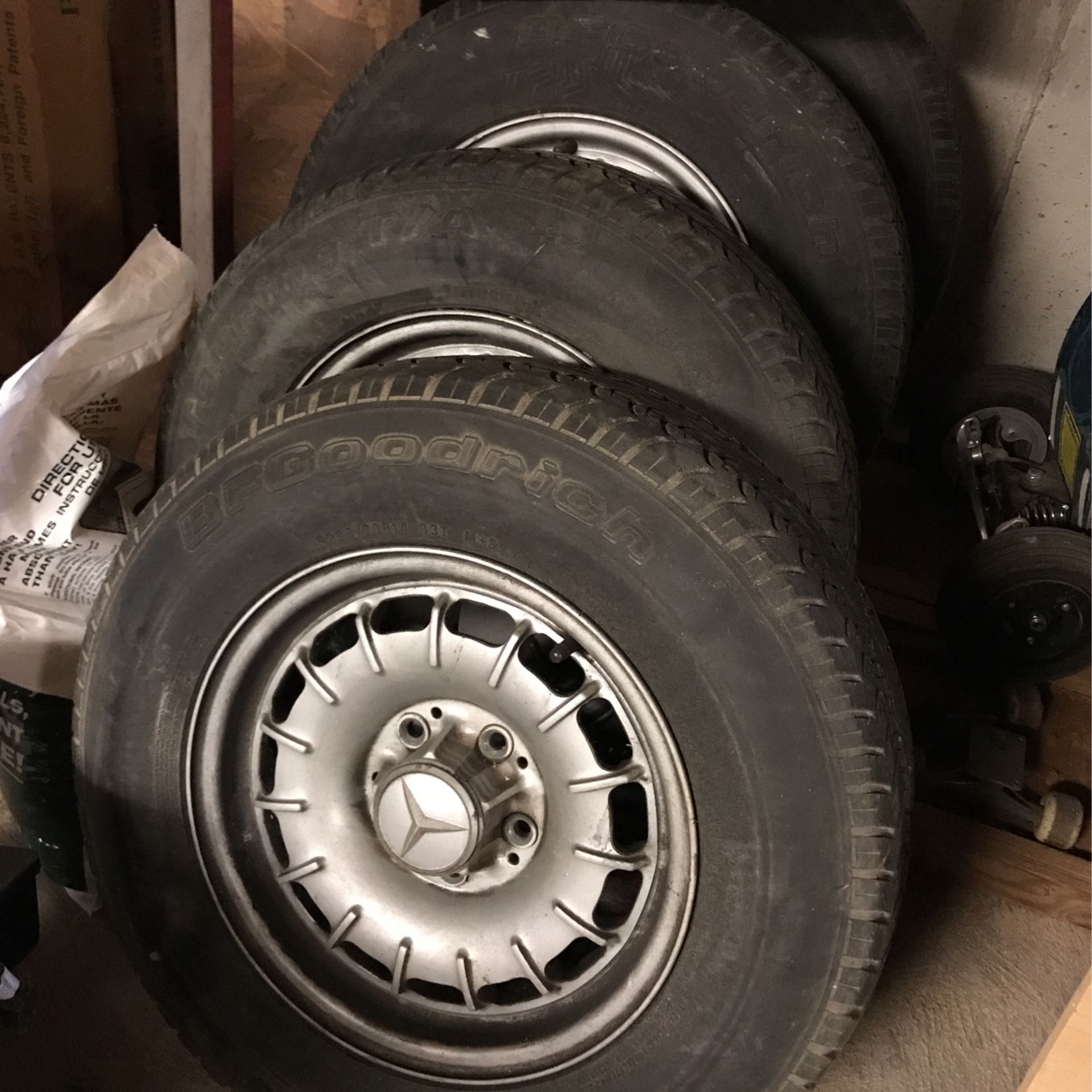 Mercedes SL Wheels With Tires
