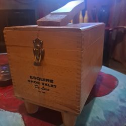 SHOE SHINE BOX