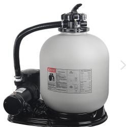 XtremepowerUS 19" Sand Filter Above Ground 18,000 Gallons Pool with 1.5HP Pump SKU: 75032