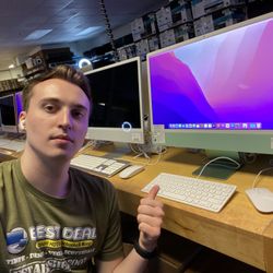 24” iMac -Apple M1 - 512GB Flash - 8GB of RAM - Warranty Available 