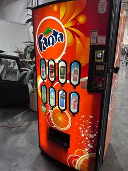 Fanta Branded Soda Vending Machine