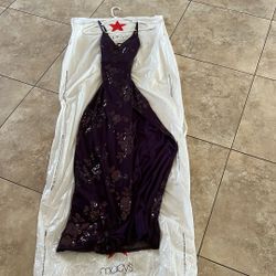 Dress Long Dark Purple 