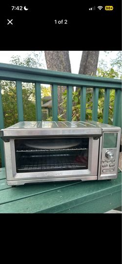 Cuisinart Chef's Convection Toaster Oven (model TOB-260N1) with 13in pizza stone