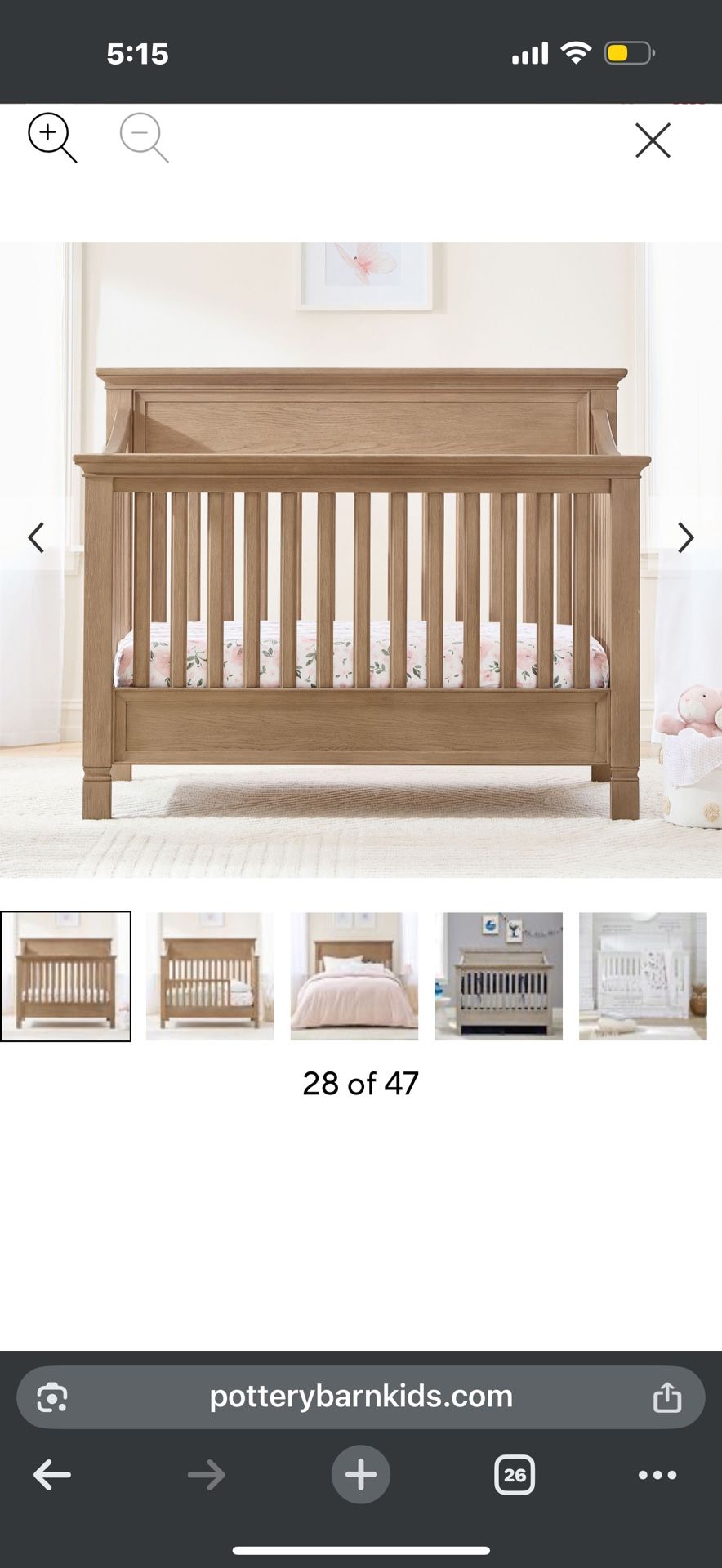 Pottery Barn Larkin 4-in-1 Crib