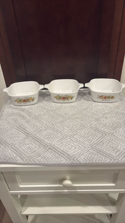 Corning Ware Spice of Life Mini Casserole Dishes Set of 3