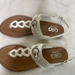 Gbg los angeles lovey flat sandals hot sale