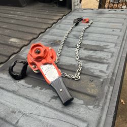 CM Series 653 One Ton Hand Operated Chain Hoist 