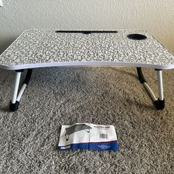 Momentum Brands Lap Desk, Foldable Lap Desk Stand, Multifunction Lap Tablet with Cup Holder