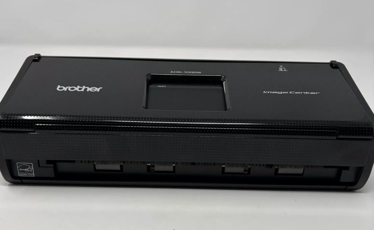 Brother ADS-1000W Color Duplex Compact Desktop Scanner USB Wireless & AC Adapter