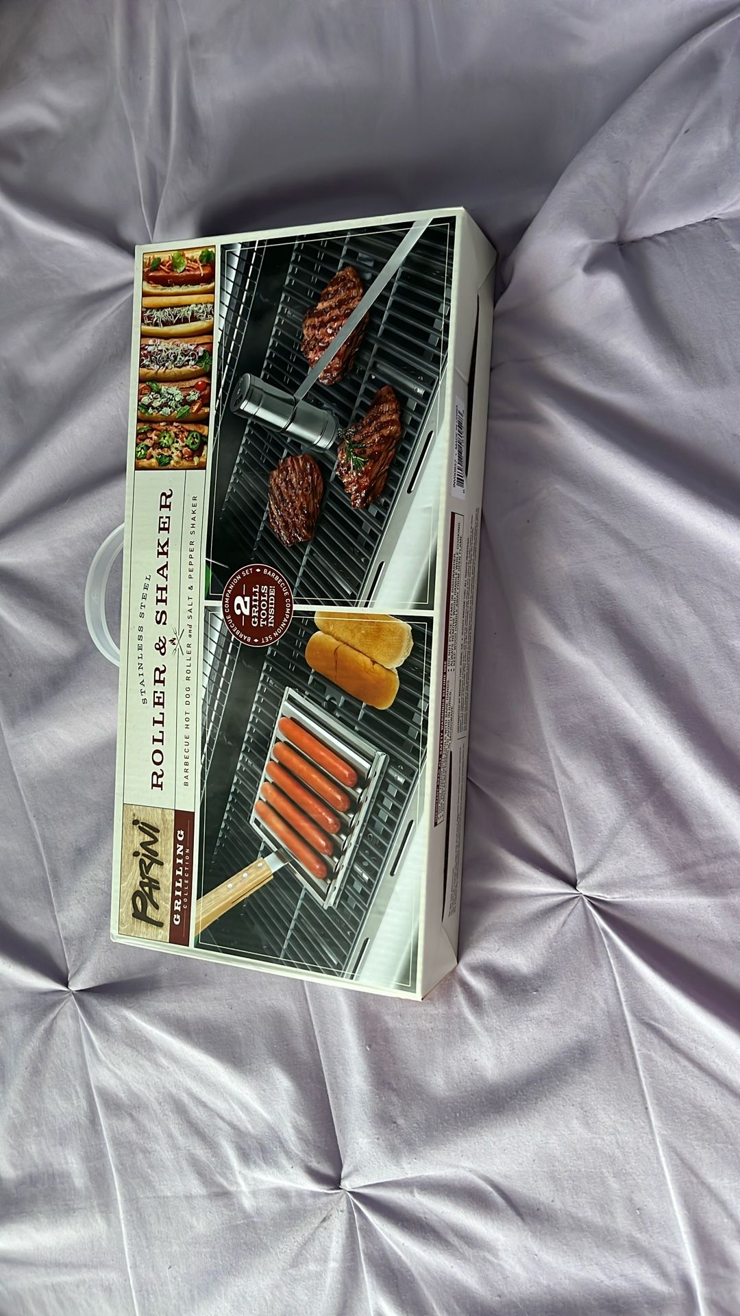 BBQ Hot Dog Roller and Salt & Pepper Shaker