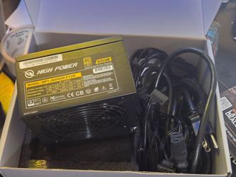 High Power 600W 80 Plus Gold PSU