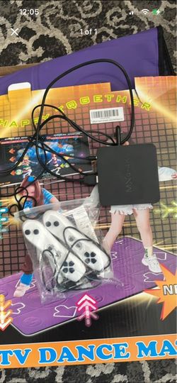 Tv dance mat with all its supplies