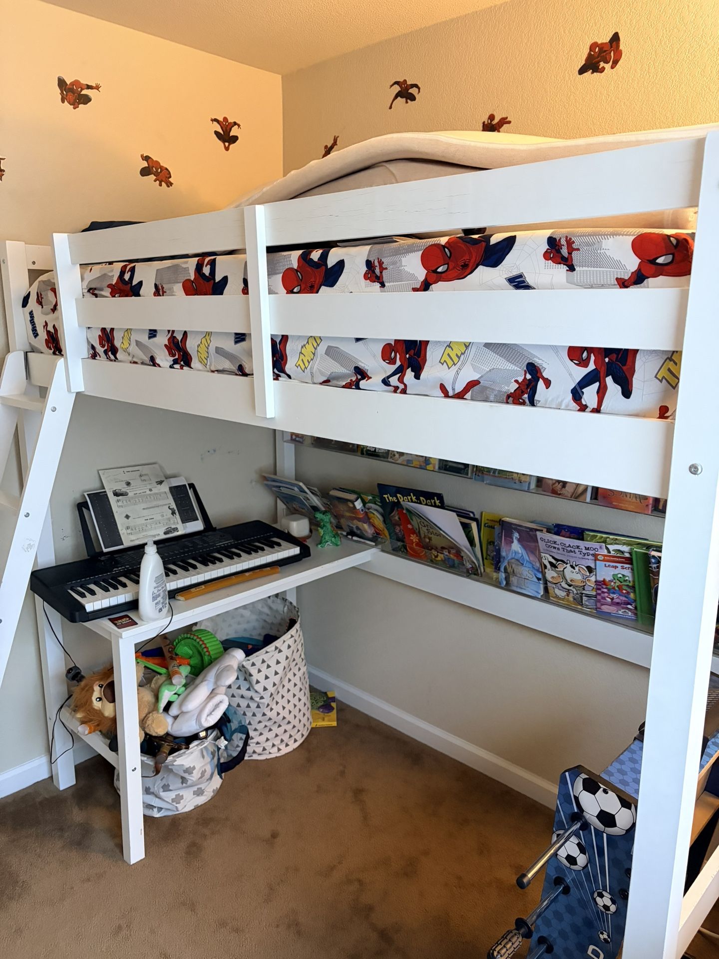 Bunk Bed with attached Study Table