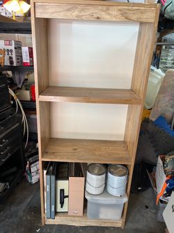 Wood bookcase