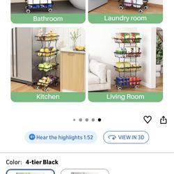 Cart - Narrow Storage Cart