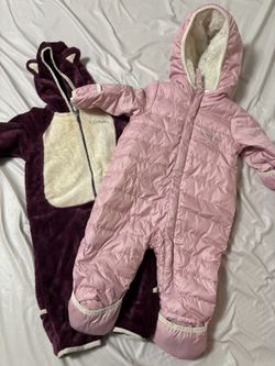 6-12mos Columbia & Eddie Bauer Snow Suits 