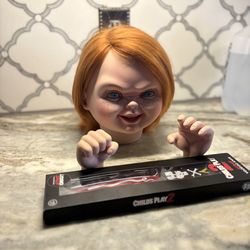 Child’s play Ultimate chucky head & Hands bundle with Ultimate voodoo knife replica