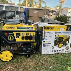 Champion Power Equipment 11,500/9,200-Watt Electric Start Gasoline, Propane and Natural Gas Tri-Fuel Portable Generator with CO Shield