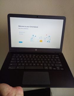 Hp Laptop Touchscreen Chromebook 14" Working Great Google Chrome Os, Not A Windows Laptop, Charger Included