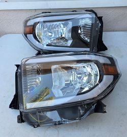 14-21 Toyota Tundra LED DRL Headlights Luces Micas Calaveras Faros Faroles Focos Headlamps