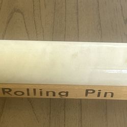 Gourmet Marble Rolling Pin and Wooden Stand