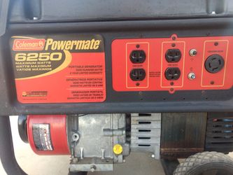 Coleman powermate 6250