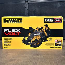 DeWalt FLEXVOLT 60V MAX 7-1/4 in. Cordless Worm Drive Style Saw with (1) 9.0Ah Battery & FAST Charger 