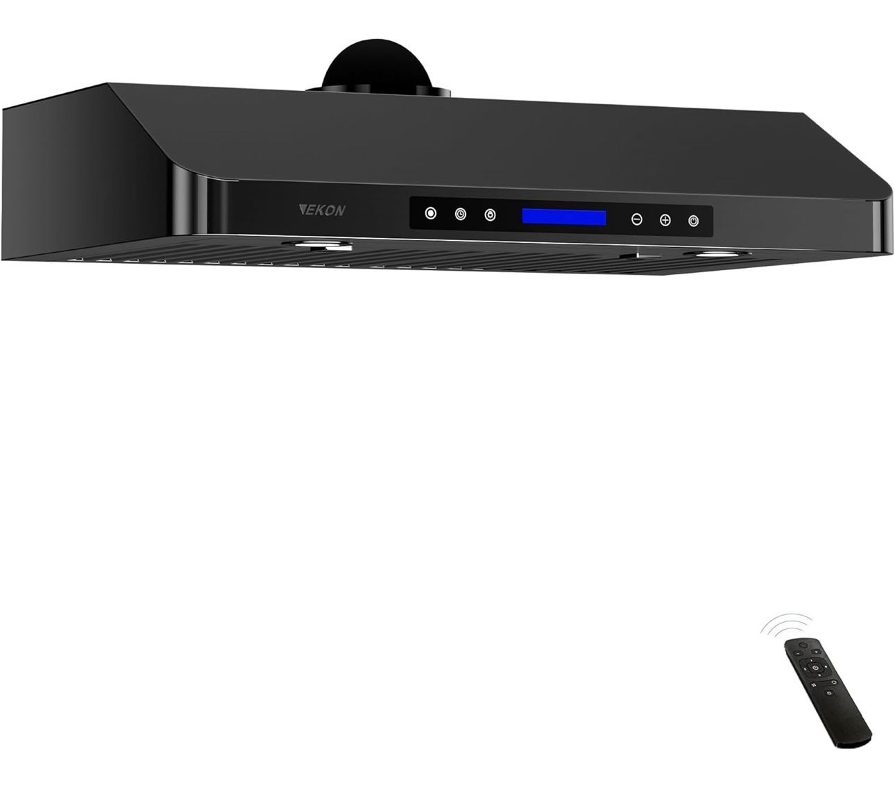 EKON 30 Black inches Under Cabinet Range Hood