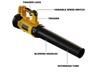 Cordless Leaf Blower for Dewalt 20V Battery 650CFM