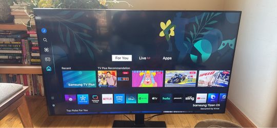 55”  Samsung crystal Smart TV with Tizen OS