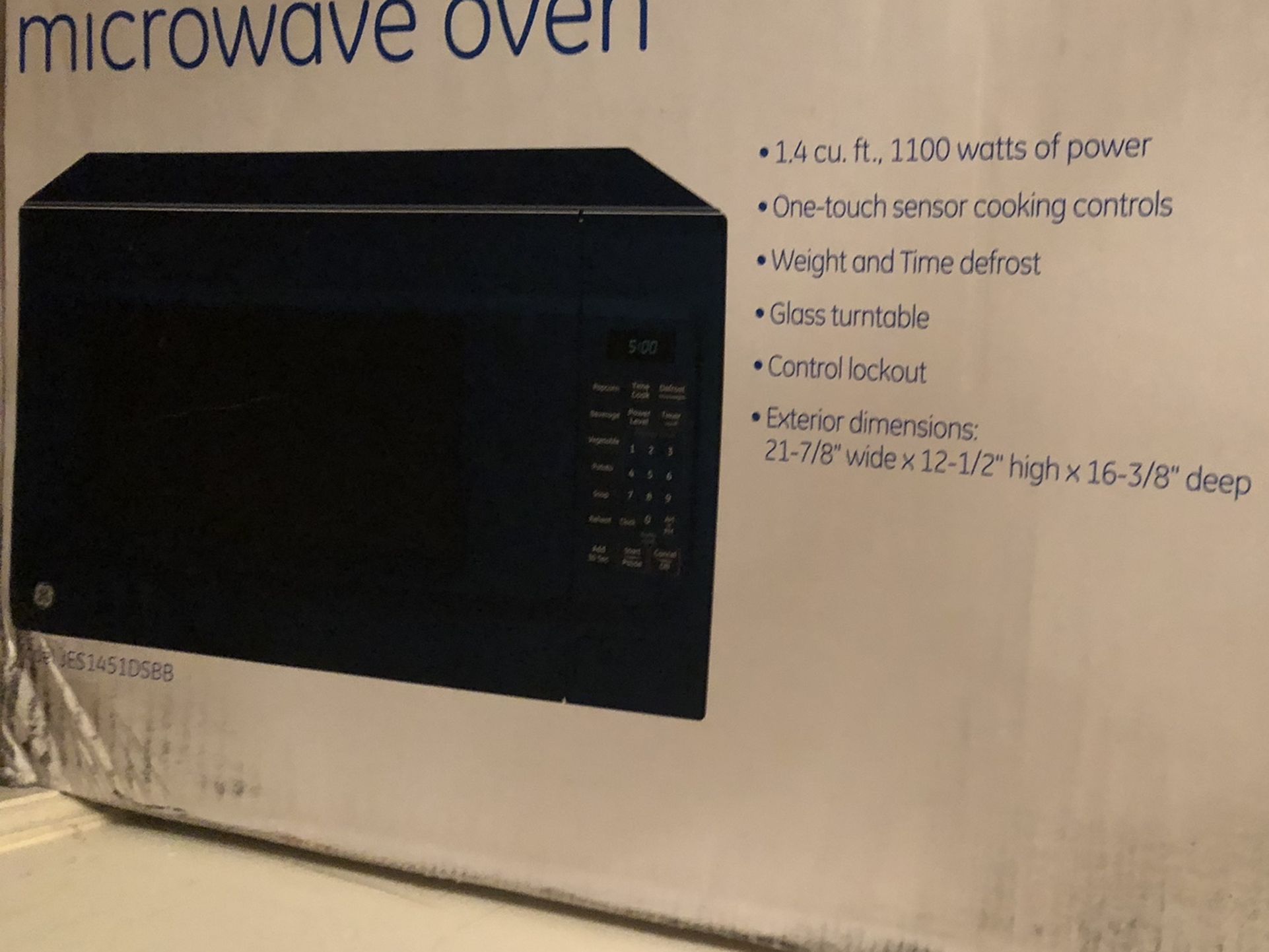 GE Sensor Microwave - Never Been Used