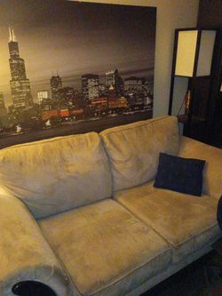 Micro Suede Couch LoveSeat