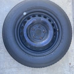1 - 195/65r15 5x114.3 5x4.5 Stock Accord Camry Civic Wheel Rim New Tire!!
