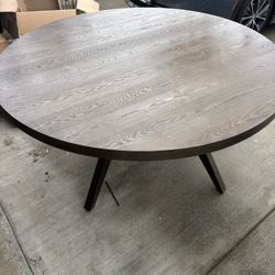 Authentic West Elm Round Dining Table
