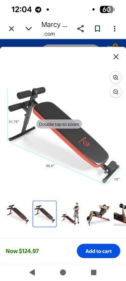 Marcy Folding Utility Bench w/ Headrest - paid $150 plus tax