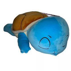 Pokemon 18” Sleeping Squirtle Premium Plush Pillow 2024Game Freak
