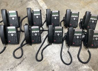 (Lot Of 4) UNTESTED Polycom Sound point zip 335 VOIP phones