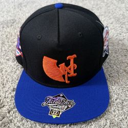 🔴Wu-Tang Snapback New York Mets Black Blue WuTang Clan Raekwon Ghostface Killah