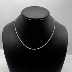 Tiffany Link Chain Sterling Silver 925 Made in Spain Necklace 16 inch long