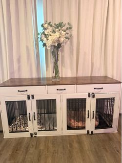 Double dog crate