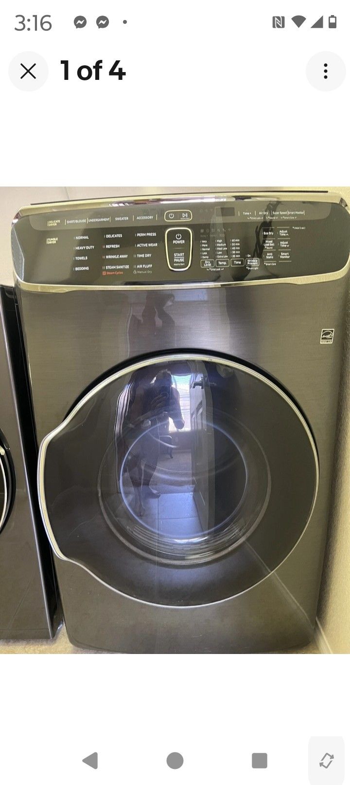 Samsung Smart Dryer Gas