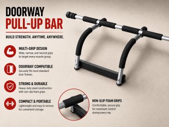 Doorway pull up bar