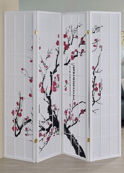 4 panel room divider