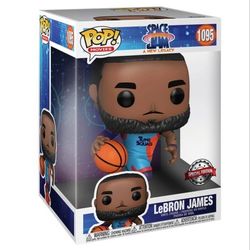 Funko Pop! LeBron James #1095 Jumbo 10" - Space Jam - NBA Basketball Toon Squad. New sealed never opened. 