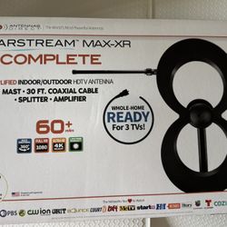 ClearStream MAX-XR Complete UHF VHF Indoor Outdoor TV Antenna, Multi-Directio...