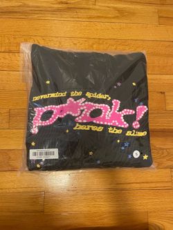 Pink spider hoodie