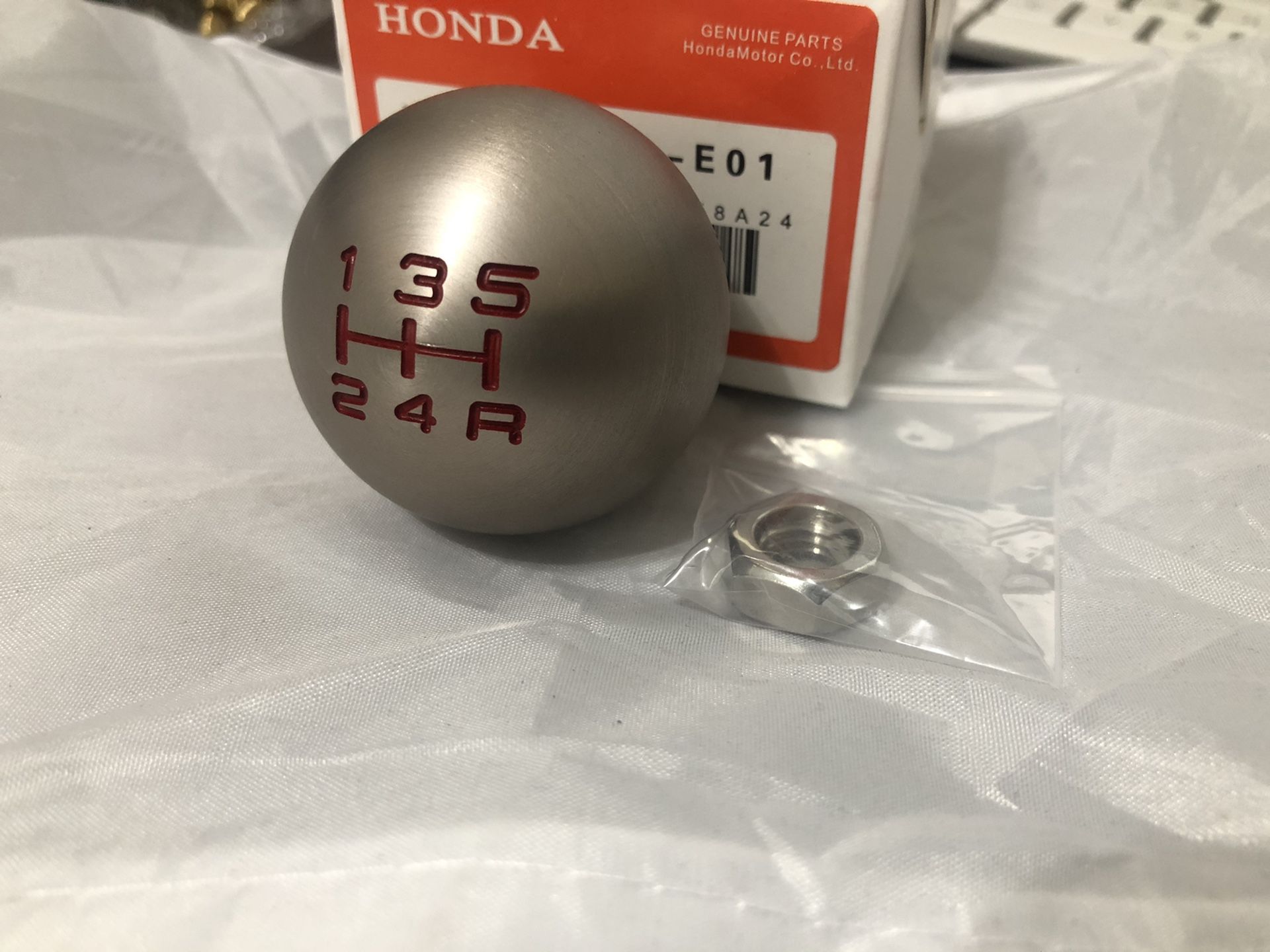 SILVER TYPE-R 5 SPEED MANUAL RACING SHIFT KNOB MT M10X1.5 FITS HONDA ACURA JDM