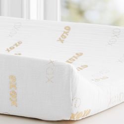 Pottery Barn Kids Waterproof Baby Changing Pad, Organic Cotton Cover 