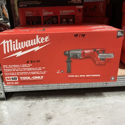 Milwaukee M18 18V Lithium-Ion Brushless Cordless 1 in. SDS-Plus D-Handle Rotary Hammer (Tool-Only)